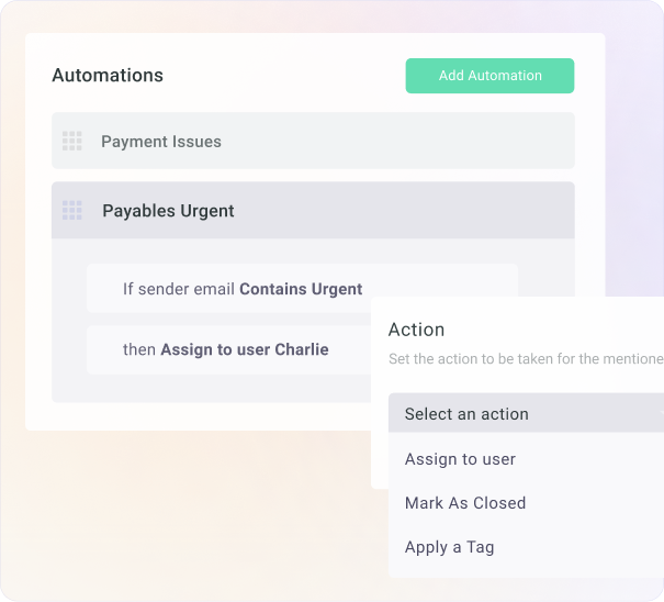 Get intelligent email template suggestions