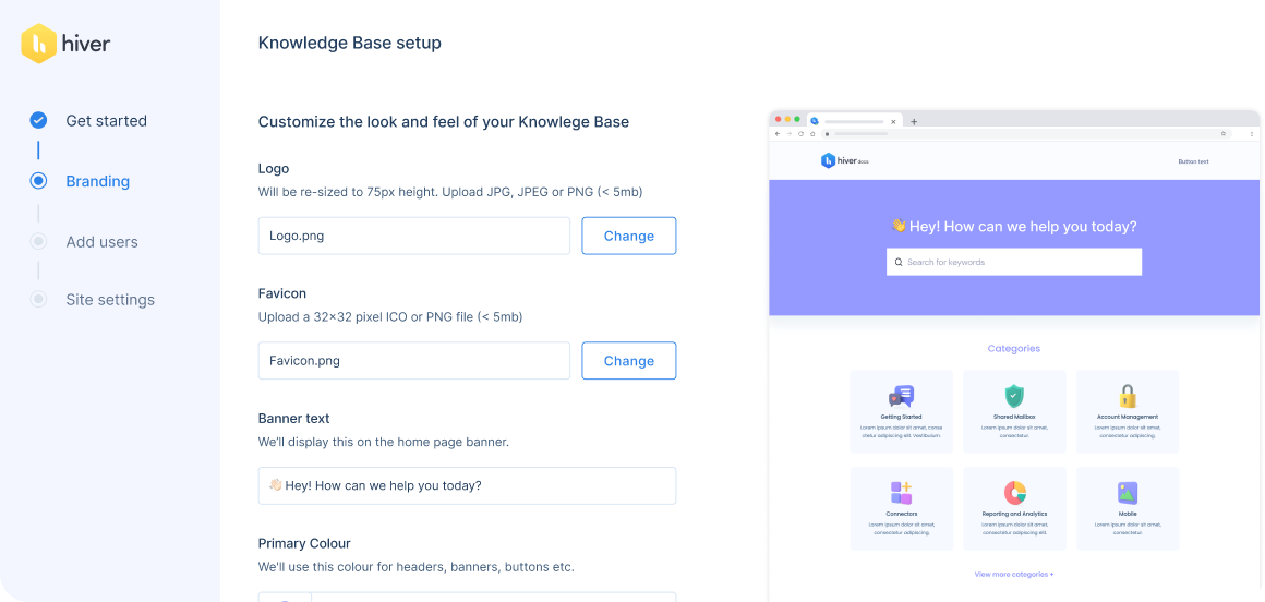 Make knowledge base your own