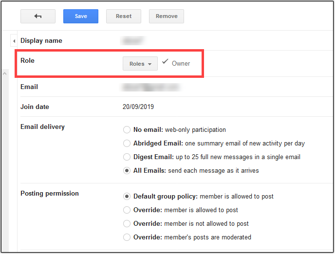 Hiver Google Groups FAQ: Google Groups member roles
