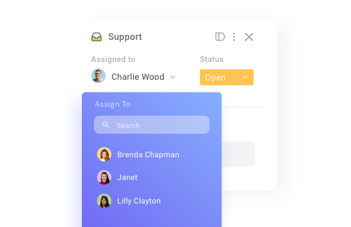 Hiver front manage inboxes image