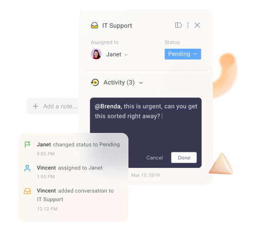 Assign, track, and collaborate on queries