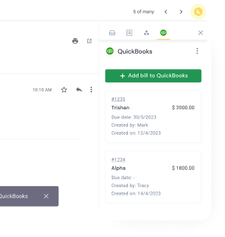 quickbook invoice