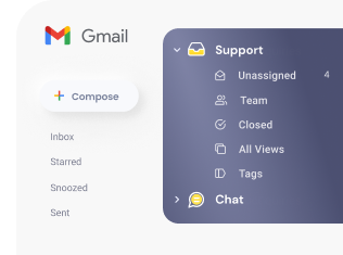 Hiver, the perfect gmail team collaboration tool